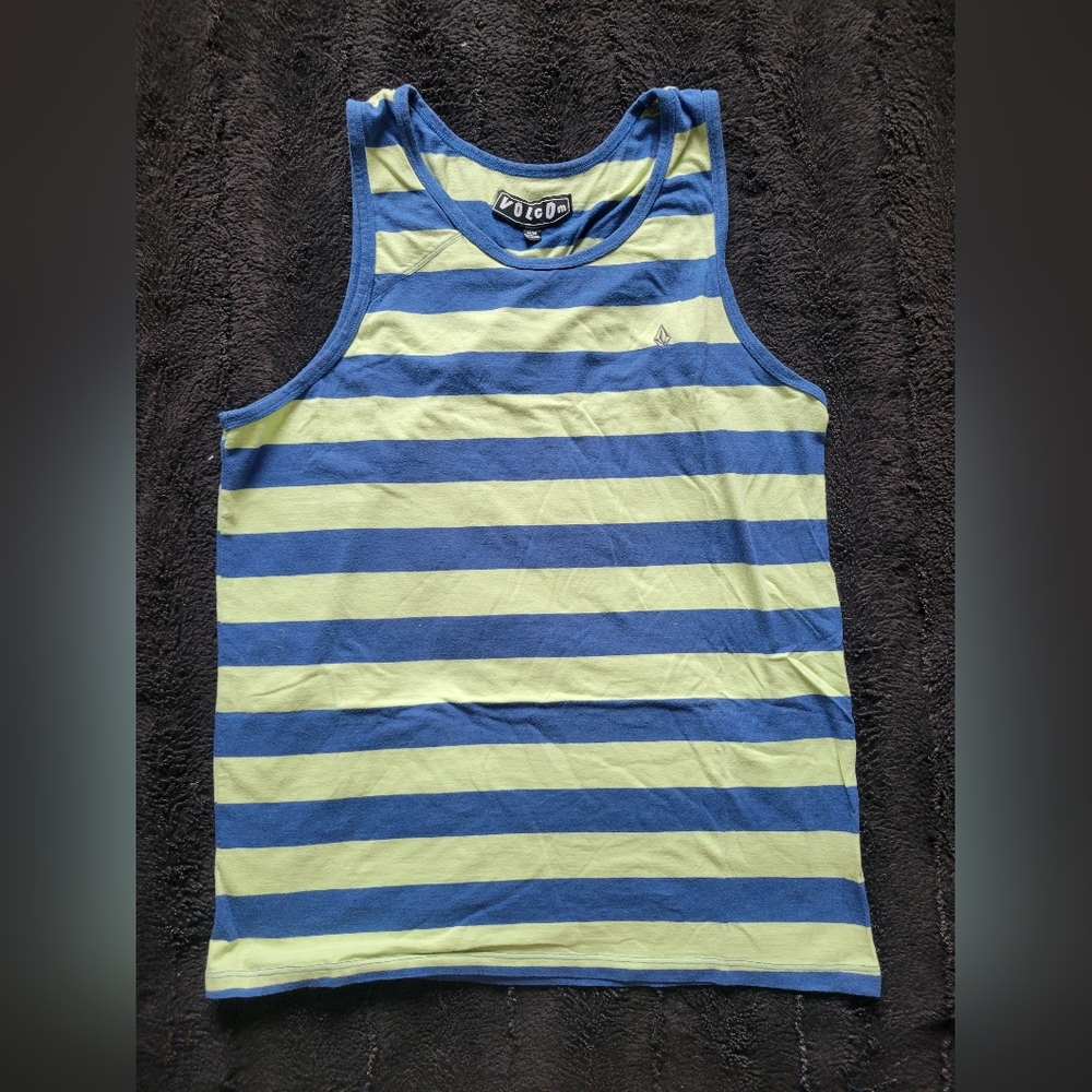 Volcom stripped tank top